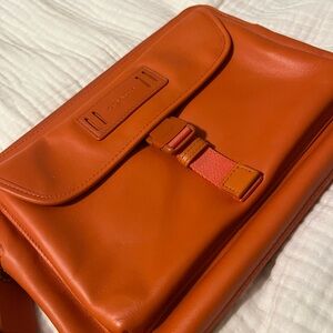 Orange Coach Clutch/iPad cover